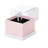 PANDORA Timeless Anello a goccia in argento Sterling con zirconia cubica trasparente, 58