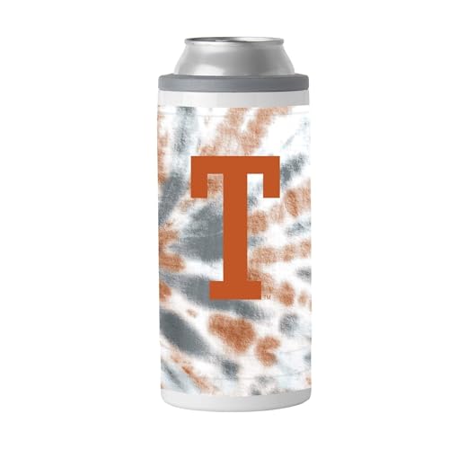Logo Brands Texas Longhorns Vault 12oz Tie Dye Slim Can Coolie