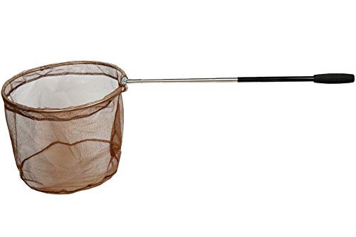 Restcloud Bait Net And Fishing Landing Net With Telescoping Pole Handle Extends To 59 Inches (Brown) #TOP2