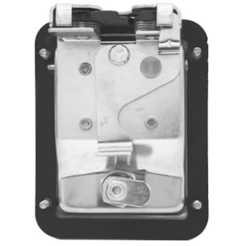 Buyers Products L3885RLS Stainless Steel Rotary Single Point Paddle Latch, 1/2 Inch Striker, Locking Tool Box Latch for Utility Boxes, Tack Boxes & More by Buyers Products Company - Image 3