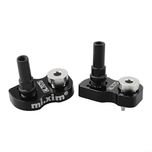 Image of V Brake Extension Adapter 22mm, AluMiniature um Alloy Brake Riser Mount for Folding For Bike Frame or Front Fork, Solves Brake Pad Reach Issues When Upgrading Wheel Sizes from 14(Black)