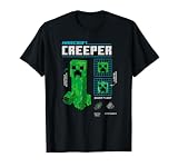 Minecraft Creeper Schematic Poster Tシャツ