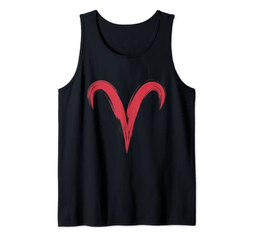 Zodiac Aries Ram 1973 Cumpleaños Camiseta sin Mangas