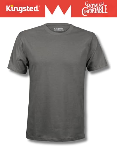 Image of Kingsted T-Shirts for Men Pack - Royally Comfortable - Super Soft Premium Fabric - Well-Crafted Classic Tee