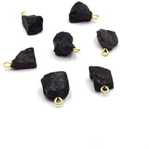 Natural Rough Gemstone Pendants | Drop Pendants | Natural Stone Pendants | Moonstone, Rose Quartz, Herkimer Diamond, Citrine, Amethyst, etc. - Garnet