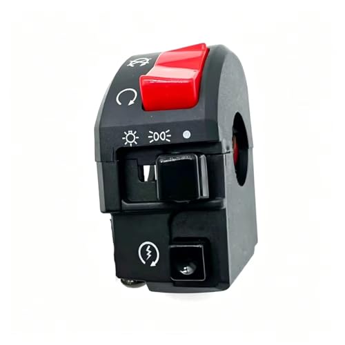 Interrupteur clignotant guidon moto 22mm pour commande klaxon phare