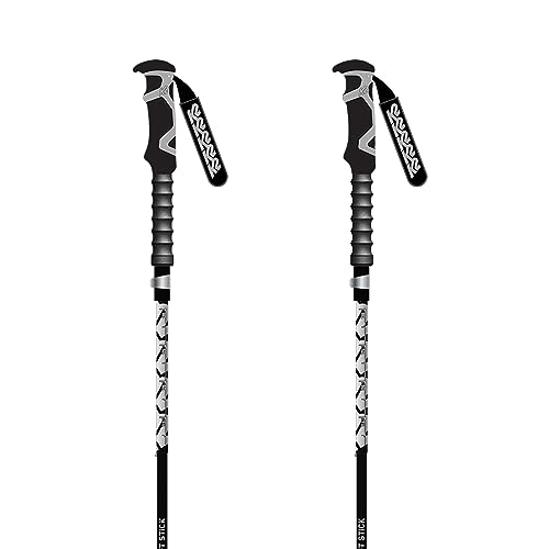 Miniatura 3 de K2 Skis Swift Stick Bastón De Esqui, Unisex-Adulto, Black, 105-135 Cm