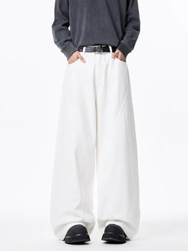 Men's Summer Jeans American Straight Loose Long Pants2