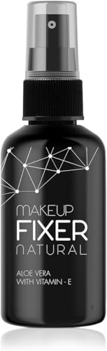 RV Makeup Fixer | Acabado rocío natural | Con vitamina E y aloe vera | Larga duración | Spray fijador hidratante y refrescante | 70 ml