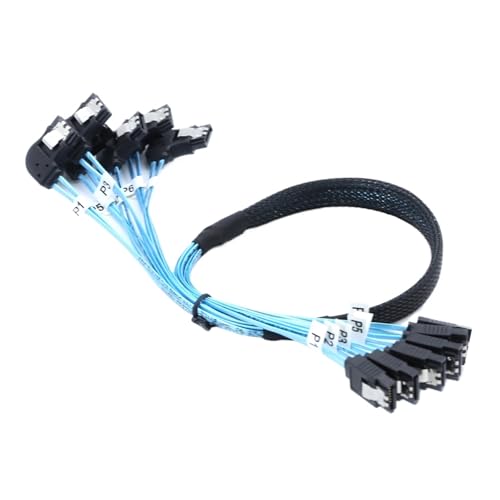 Cable SATA alta velocidad 1.0M 6 piezas miniatura 2