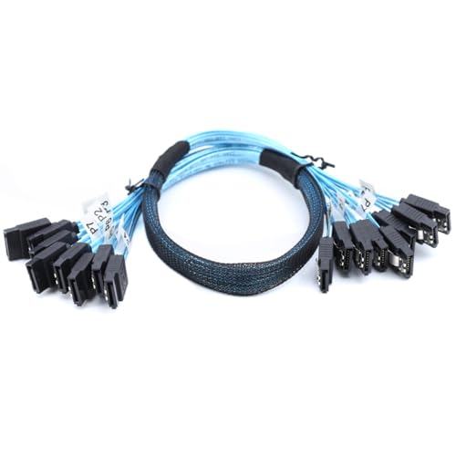 JMT Cable Extensor SATA 8x a 8x 180° 100 cm miniatura 4