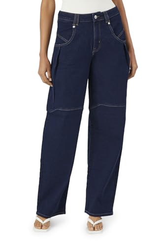 Forever 21 Women's Baggy Mid-Rise Jeans
