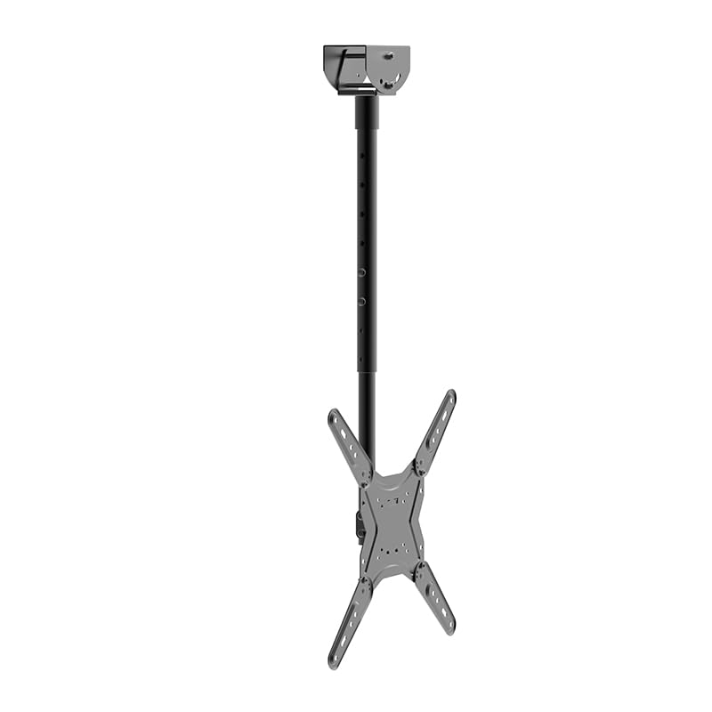 Approx Soporte TV Techo APPSTT03, para Pantallas de 17-55 Pulgadas, VESA máx. 400x400, Altura Ajustable, Giratorio, Ideal para Techo abuhardillado