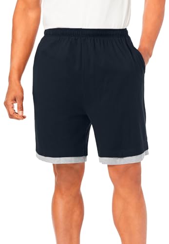 KingSize Men's Big & Tall Hang-Down Lightweight Jersey Shorts