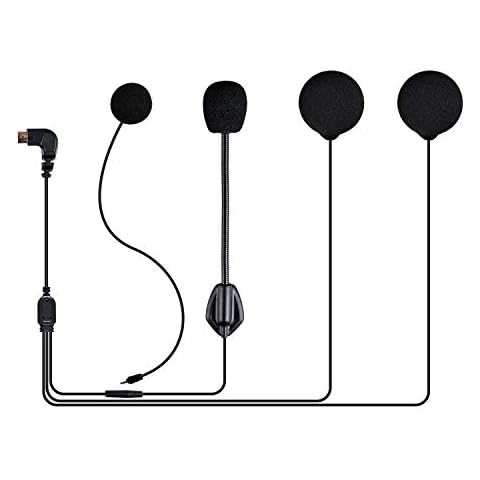 Accesory for Fodsports FX6 Motorcycle Bluetooth Intercom Headset (Changeable Boom Mic + Soft Mic Speakers) Cover