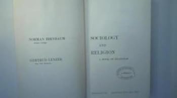 Hardcover Sociology and Religion Book