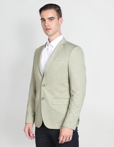 Image of Arrow Heathered Notch Lapel Collar Blazer