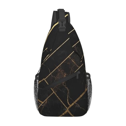 Bolso cruzado tipo bolso bandolera para hombre y mujer negro miniatura 1