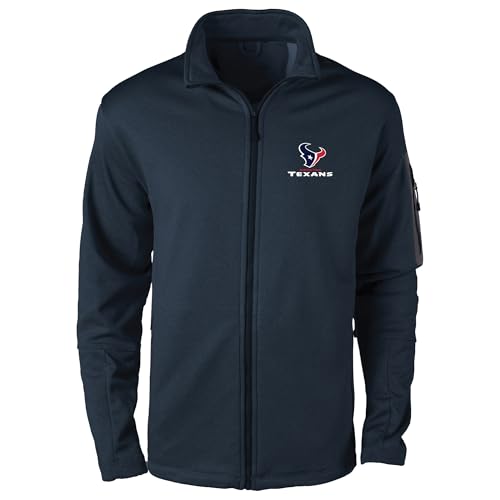 Image of Dunbrooke Men's NFL Freestyle Coated Tech Fleece Full-Zip Jacket