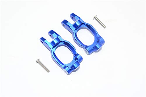 GPM LOSI-1/10 Rock Rey LOS03009T1/T2 Aluminum Front C HUBS -4PC Set (Blue)