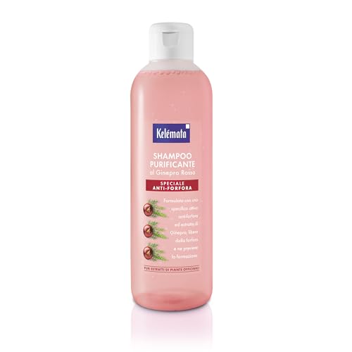 Kelémata, Shampoo Purificante al Ginepro Rosso, 250 ml Specifico Anti-Forfora con Azione Seboregolatrice e Purificante, Ideale per Capelli con Forfora, Formula Delicata e Naturale