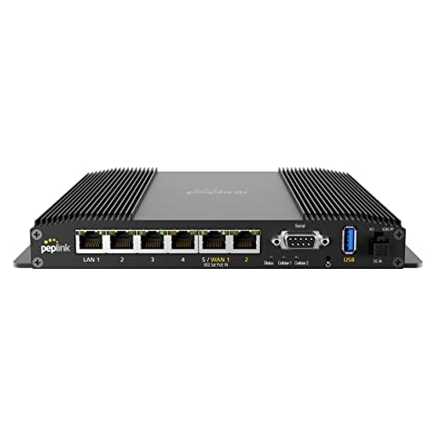 Peplink MAX BR2 Pro | Dual 2.5Gbps WAN Ports, x62 5G Modems with Redundant SIM Slots | Wi-Fi 6 | Multiple WAN Options | Ignition Sensing Designed for Vehicle Applications | MAX-BR2-PRO-5GN-T-PRM Cover
