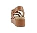 Soda “STELLAR” ~ Women Flatform Multi Strap Double Buckle Open Toe Ankle Strap Platform Wedge Sandals (All Tan Pu, US Footwear Size System, Adult, Women, Numeric, Medium, 10)