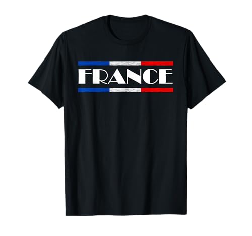 France Fierté Française Drapeau France Racines Françaises Drapeau Français T-Shirt