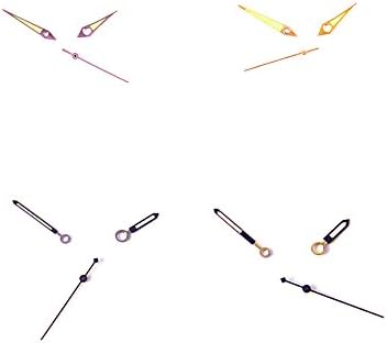 Timebymail Watch Hands Set For SEIKO 5 6309/7009/7S26 Movements Replacement Silver Gold Spare Parts