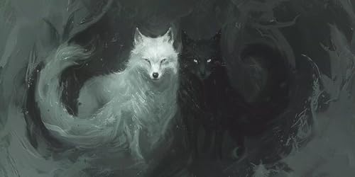 Kit peinture diamond enfant et adulte le cadeau créatif lune du renard