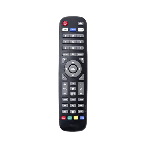 Image of 7SEVEN HTR-A10 HTR-A10H Compatible with Haier Tv Remote Original Model LE32N1620W LE32N1620 Bezel Less Design and Suitable for Smart Android HD Ready Television, Plug & Play, Required AAA Battery