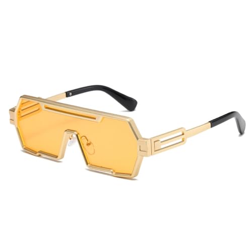 Lunettes de soleil une pièce surdimensionnées contre l'éblouissement intense verres miroirs UV400