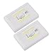ETHZZLE 2pcs Bedside Wall Lights Night Light for Corridor Cabinet Wardrobe Bright Cob Switch Lamp for Stairs Indoor Use No Tools Required Battery Operated AAA