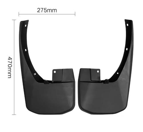 Guardabarros para Navara Frontier D40 2005-2016: juego completo de 4 salpicaderas 4