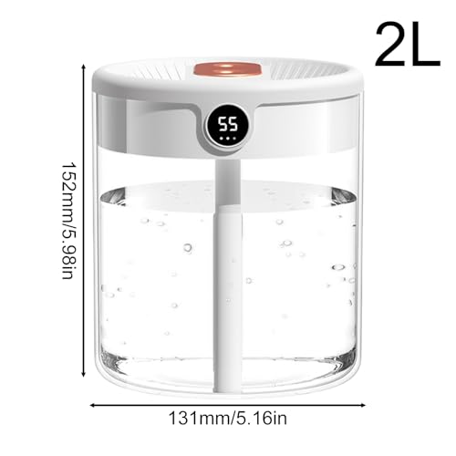 Humidificateur double pulvérisation contre l'air sec de la maison