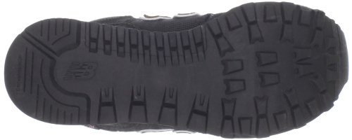 Image of New Balance Kid's 574 V1 Lace-Up Sneaker, Black /Brown, 11.5 M US Little Kid (4-8 Years)