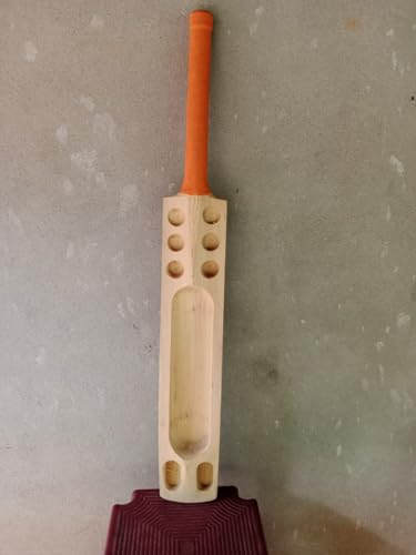 Image of Eagle Leap Premium VIII Kashmir Willow Double Blade Scoop Cricket Bat for Hard Tennis Ball