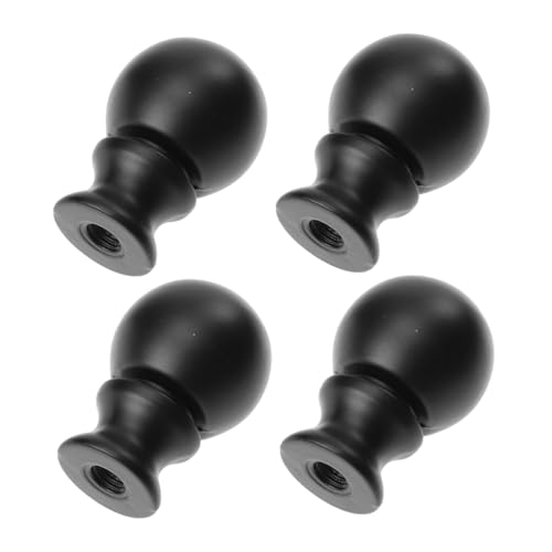 DOITOOL 12pcs Decorative Lamp Finial Caps for Table and Floor Lights Knob Accessories for Lampshade Stylish Design No Trim