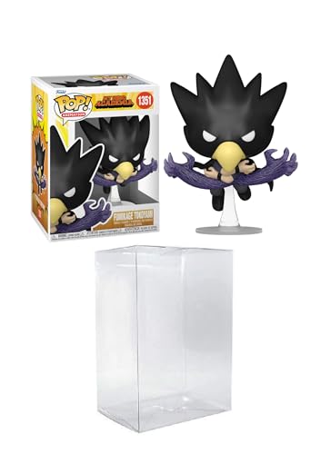 Funko Pop! Animation: My Hero Academia - Fumikage Tokoyami (ángel caído) incluido con un protector de ático Byron's