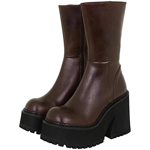 AMINUGAL Women's Wedge Heel Ankle Boots Cover