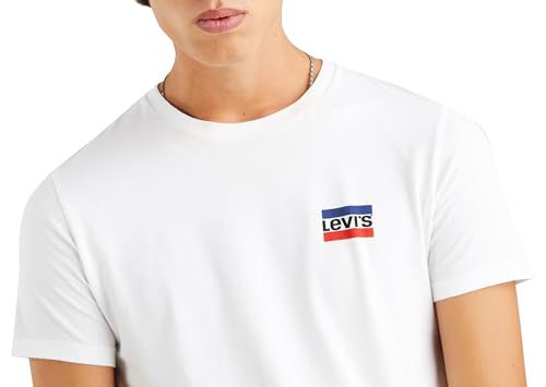 Levi's Herren 2-Pack Crewneck Graphic Tee T-Shirt, Sportswear White/Dress Blues, L 3