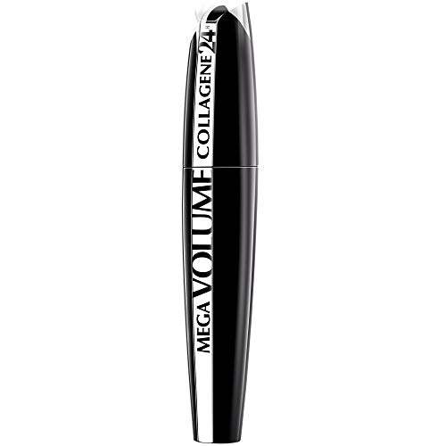 L’Oreal Paris Mascara Mega Volume Collagen 24h Extra Black 9 Ml, Negro, 39 Gramo
