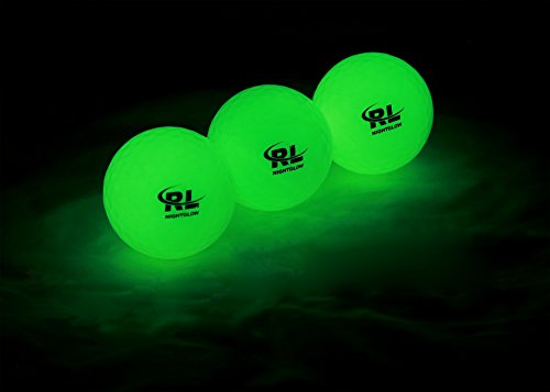 R&L 12 Pack Fluorescent Glow Golf Balls