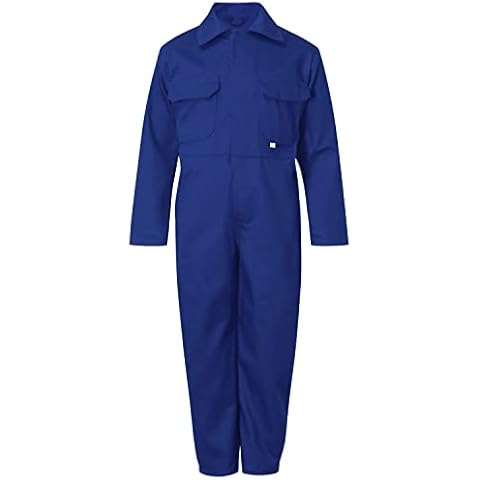 Blue Castle 333/RY-28 earaway Junior Coverall Boilersuit - Blue, 7-8 Age Cover
