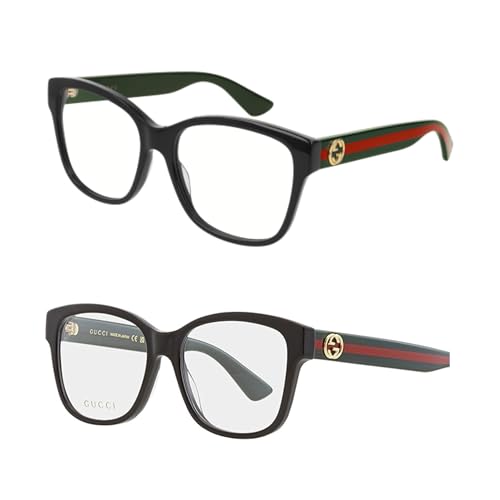 Gucci GG0038ON Designer Fashion Eyeglasses Stylish Square Frame Eyewear with Luxury eSHADES Kit - Embrace Sophistication and Elegance