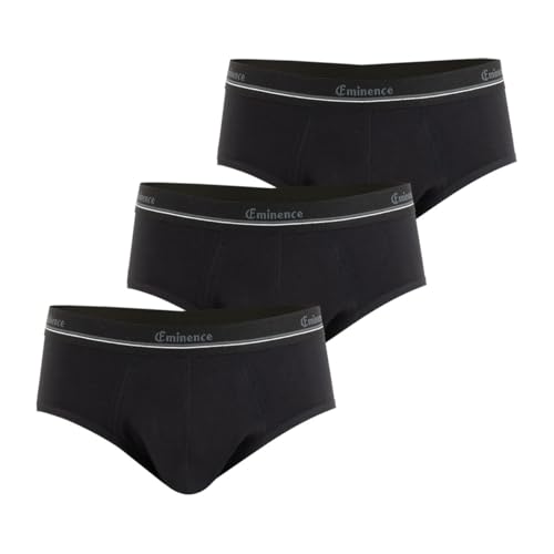 Eminence - Lot de 3 Slips Homme Absorbants Sérénité - Coton & Elasthanne - Zone d'Absorption pour Fuites Légères - Label Oeko-TEX® Standard 100- Grand...