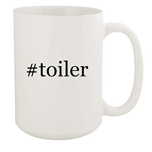#toiler - 15oz Hashtag White Ceramic Coffee Mug