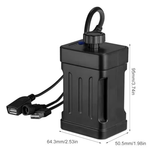 Cargador de batería 18650 USB con pantalla de alimentación para linternas 6