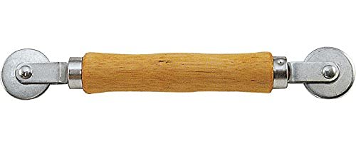 Outil à rouler en bois de qualité supérieure avec roulette en acier
