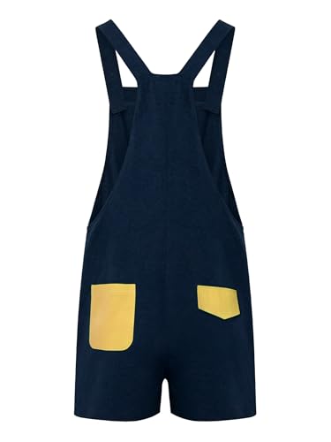 Salopete corta de dinosaurio Agoky para hombre y delantal de pijama casual 5